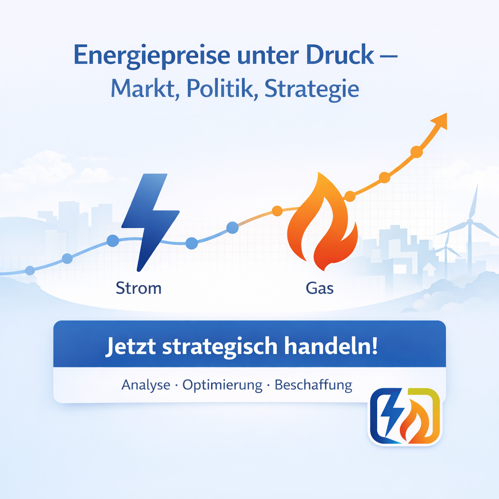 Quadratische Energie Energiepreise unter Druck - Politik und Strategie